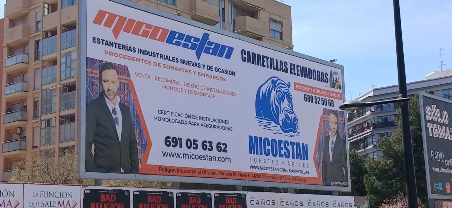 Almacenaje industrial con estanterías de ocasión económicas en Petrer y Sax.